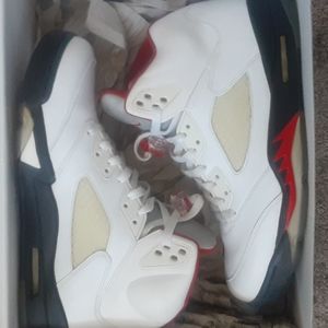 Air Jordan #5s "Fire Red"